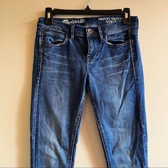 Madewell Skinny Skinny Ankle Zip Jeans Sky Wash Size 25‎ - Picture 4 of 8